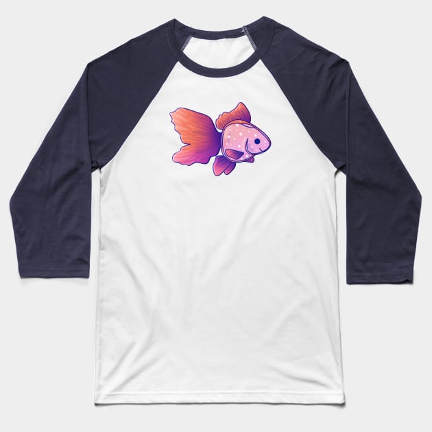 Goldfish Baseball T-Shirt by theladyernestember